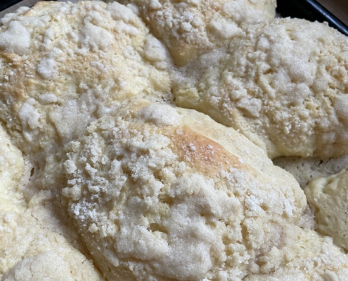 Aachener Streuselbrötchen für Ildikó von Kürthy